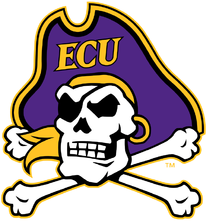 East Carolina Pirates 2014-Pres Primary Logo iron on transfers for fabric